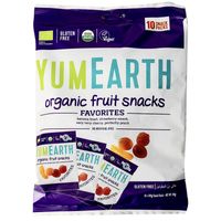 Yum Earth Organic Fruit Snacks (Strawberry, Cherry, Peach, Banana), 19.8g